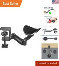 Adjustable Arm Rest for Desk, 360° Rotating & Extendable, Aluminum | Ergonomi... picture