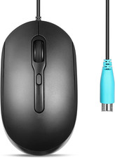 Perixx PERIMICE-222PB Wired PS/2 Optical Mouse - Long 5.9 Ft Cable - Optical 120 picture