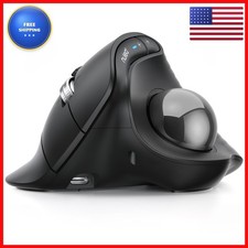 Nulea Wireless Vertical Trackball Mouse - Thumb Control picture