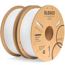 Plus 1.75mm White 2KG Tougher Stronger FDM 3D Printer Filament 2-Pack 1kg Spool picture