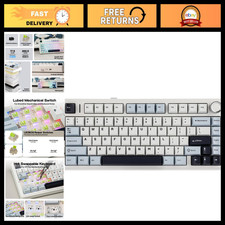 75% Wireless Hot Swappable Mechanical Gaming Keyboard, RGB, Gasket Design, BT/US picture