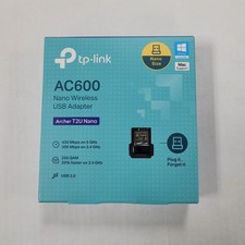 TP Link Archer T2U Nano AC600 Dual Band Wireless USB 2.0 Adapter 433Mbps / 5Ghz picture