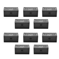 10PCS Black Passive RJ-45 POE Injector Splitter Power Over Ethernet Adapter picture