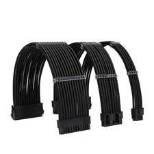 Sleeve Extension Power Supply Cable Kit 18AWG ATX 24P+ EPS 8-P+PCI-E8-P with Com picture