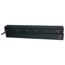 APC Basic Rack Power Distribution Unit, 1U Horizontal Mount, 20A 120V, 10 NEMA picture