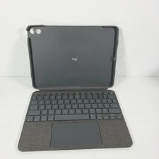 Logitech Folio Touch Keyboard Folio Case w/ Touchpad Stand Gray Fabric picture