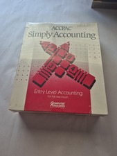 ACCPAC Simply Accounting for Windows, Computer Associates, 1991 Demo Copy SEALED picture