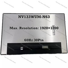 NV133WUM-N63 13.3 Inch FHD+ 60Hz IPS LCD Screen Replacement Display Panel 30 Pin picture