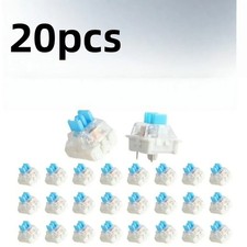 Keyboard Switches, 20/50/100 Pcs 3PIN Blue Clicker Dustproof Mechanical Keyboard picture