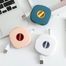 3PCS Cable Management, Retractable Portable Cord Organizer, 3 Colors Flexible picture