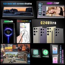 S24 Ultra Cell Phones 5G Unlocked Phonessmartphonewith Tool Pen picture