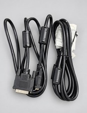2 BestLink DVI-D 18+1 Pin Single Link Video Cables, Male-to-Male Black 5’+ each. picture