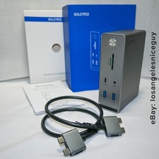 GIISSMO MacBook Pro Docking Station 14-in-2 IN-LINE-Dual-USB-C Connector picture