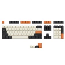 Side Printed Keycaps OEM Profile Thick PBT for MX Mechanical Keyboard Carbon picture