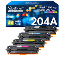 4-Pack 204 / 204A Toner Cartridges Compatible Replacement For HP Black & Color picture