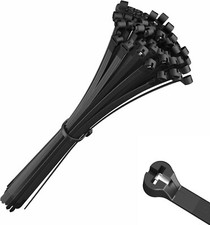 intervisio Cable Ties with Metal Tooth Stainless Steel Locking Device Zip Tie... picture