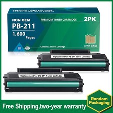 2PK PB-211 Toner With Chip For Pantum  P2500W P2500NW M6600NW M6550NW picture