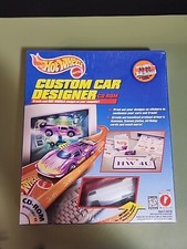 Hot Wheels Custom Car Designer CD-Rom VW Drag Bus White Sealed New in Box - 1997 picture