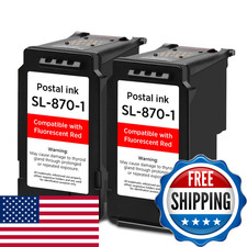 Fannster Sl-870-1 Fluorescent Red Ink Cartridge 2-Pack 18Ml High Yield picture