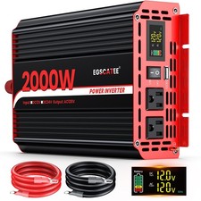 2000W Power Inverter 12V DC to 110V/120V AC Converter, Peak Power 4000W Car I... picture