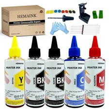 5x100ml Dye Ink Refill Kit for Canon PG-275XL CL-276XL PG-245XL CL-246XL picture