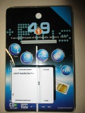 49-in-1 Reader Writer multimedia Memory Card SDHC supported with CD Driver NIP picture