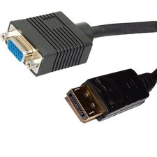 4xem Display Adapter 10 in 20 Pin DisplayPort (M) to 15 Pin HD DSub (HD15) (F), picture