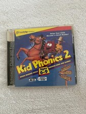 Kid Phonics 2 (PC, Mac, 1996) Ages 6-9, Builds Reading Skills Through Song/Game picture