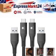 CONMDEX USB C Cable 10Gbps 3.1A Fast Charging Braided USB A to USB C picture