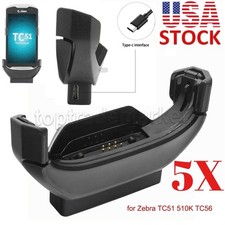 US 5PCS For Zebra TC51 TC56 TC52 TC57 TYPE-C CLIP ON CHARGER ADPTR-TC56-USBC-01 picture