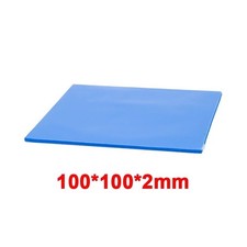100PCS 10x10x2mm Thermal Pads Fast Cooling Non-Conductive for CPU GPU picture