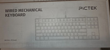 PICTEK Wired Mechanical Keyboard Black PC244A - RGB Backlit - Blue Key Switch picture