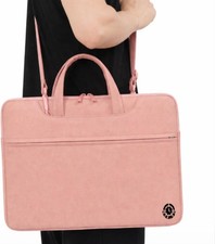 Stylish Pink Laptop Briefcase 15-16 Inch for MacBook Pro 15 16 M1 M2 M3 Pro Max picture