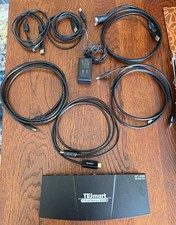 TESmart 4x2 Dual Monitor KVM Switch HDMI 4K@60Hz HKS0402A1U w/ extra cables picture