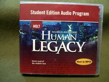 Holt World History Human Legacy Student Edition Audio Program (2 CD's) picture