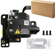 Stainless Steel P1 Extruder Unit for Bambu Lab P1P/P1S 3D Printer with Dual Gear picture