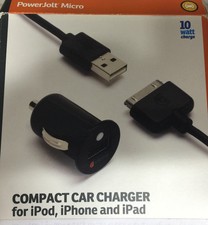 Griffin USB 10W Compact Car Charger PowerJolt iPhone iPad picture