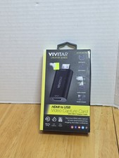 Vivitar Creator Series HDMI to USB Video Capture Card with USB-C Adapter #TE2 picture