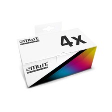 4x MWT Ink Cartridge for HP OfficeJet Pro X-476-dn Multi-Color 970XL picture