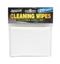Microfiber Cleaning Wipes Electronics Touchscreen Glasses Sealed Travel 20 Pack picture