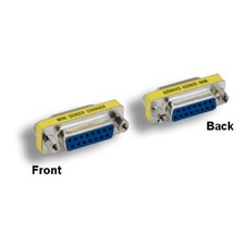 Kentek Mini DB15 15Pin Female/Female Adapter Gender Changer PC MAC Video Game picture