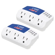Protector Home Appliance 1800W 120V 15A 2 Pcs 3-Min 3 Outlet Delay picture