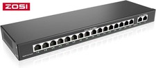 ZOSI 8 Port Gigabit PoE Switch 2 Gigabit Uplinks Max Output 156W Ethernet RJ45 picture