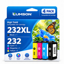 4pk 232XL Ink Cartridges  eplacement for WF-2930 XP-4200 XP-4205 picture