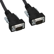 Kentek 100'ft Plenum Rated CMP SVGA HD15 Video Cable 28AWG EMI/RFI TV PC Monitor picture