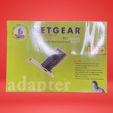 New Sealed Netgear 32 bit PCI Adapter FA311 10/100 Mbps Fast Ethernet picture