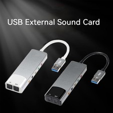 New Aluminum Alloy USB Optical Fiber SPDIF Card Supports AC-3 DTS 5.1 Channel picture