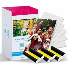 Canon KP-108IN Color Ink Paper Set 4x6 for Canon Selphy CP1300 1200 910 1500 Lot picture