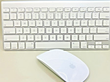 Apple Wireless Keyboard (A1314) & Magic Mouse (A1296) set  TESTED and WORKING picture
