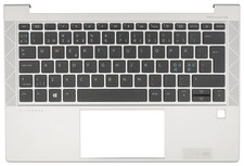Original NORDIC Keyboard w/ Palmrest Cover for HP EliteBook 830 G7 LED Backlit picture